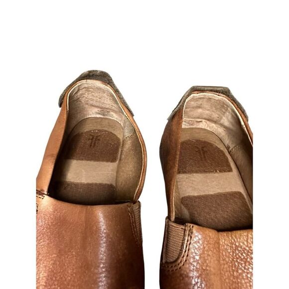 FRYE MONTAUK A LINE 80521 MENS BROWN LEATHER LOW TOP CASUAL LOAFERS SHOES sz 7 - Picture 11 of 12
